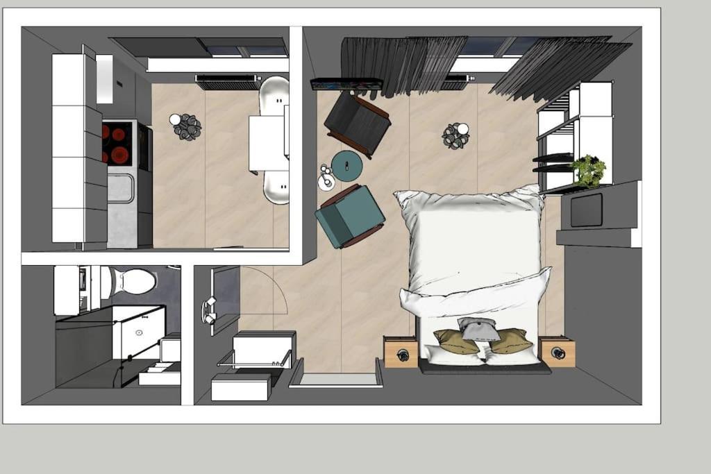 City Apartment Rudolf 26M2 Graz Exterior foto
